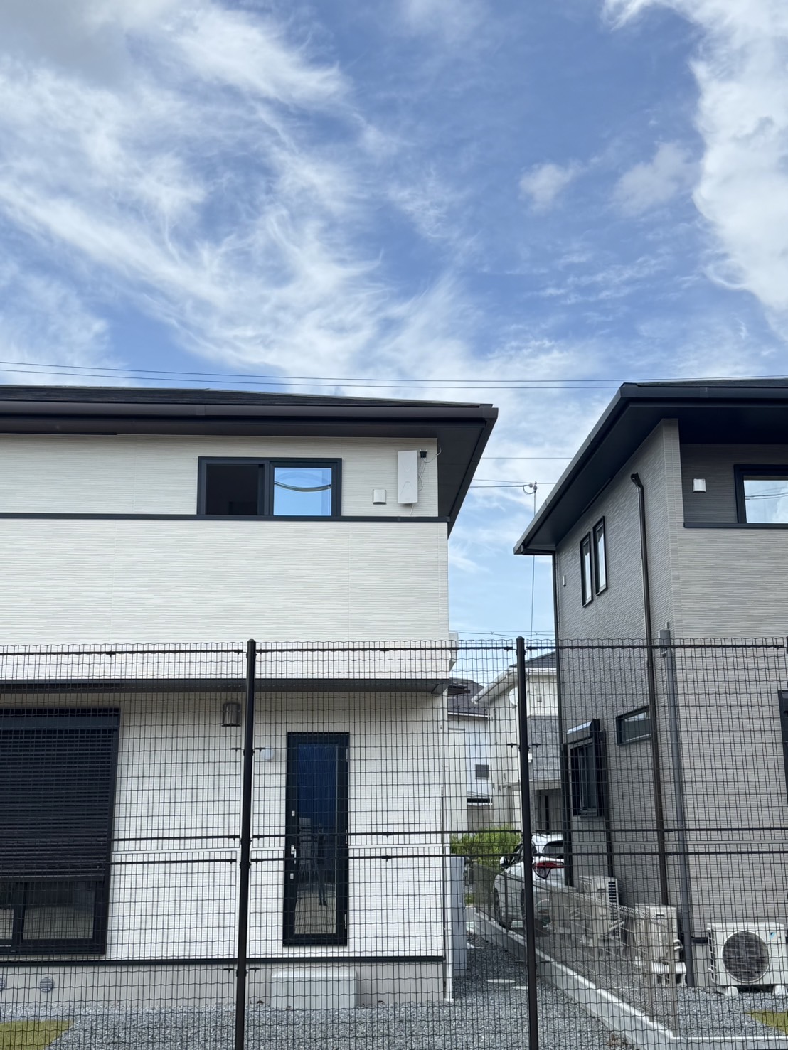 京都市 M様邸のアンテナ工事後の外観