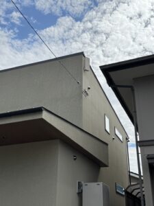 滋賀県大津市K様邸 デザインアンテナ設置 外壁全体