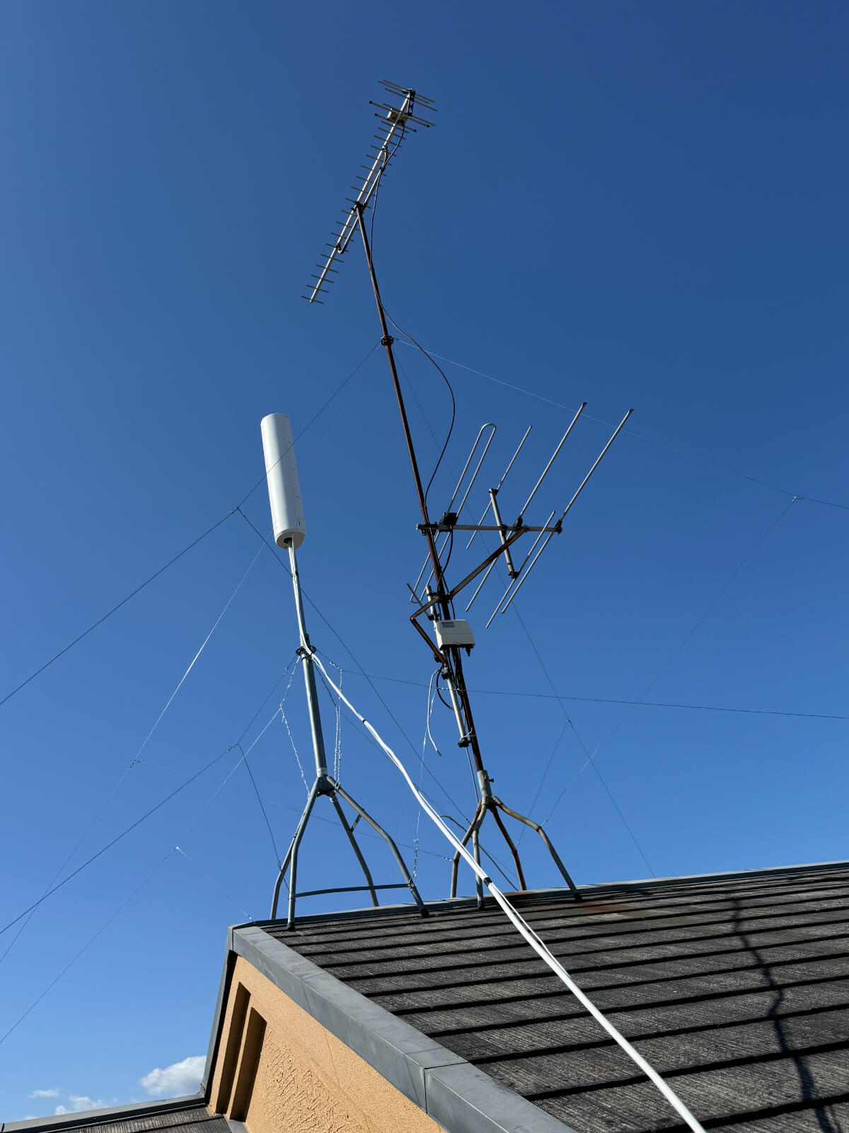 撤去前のアンテナの様子