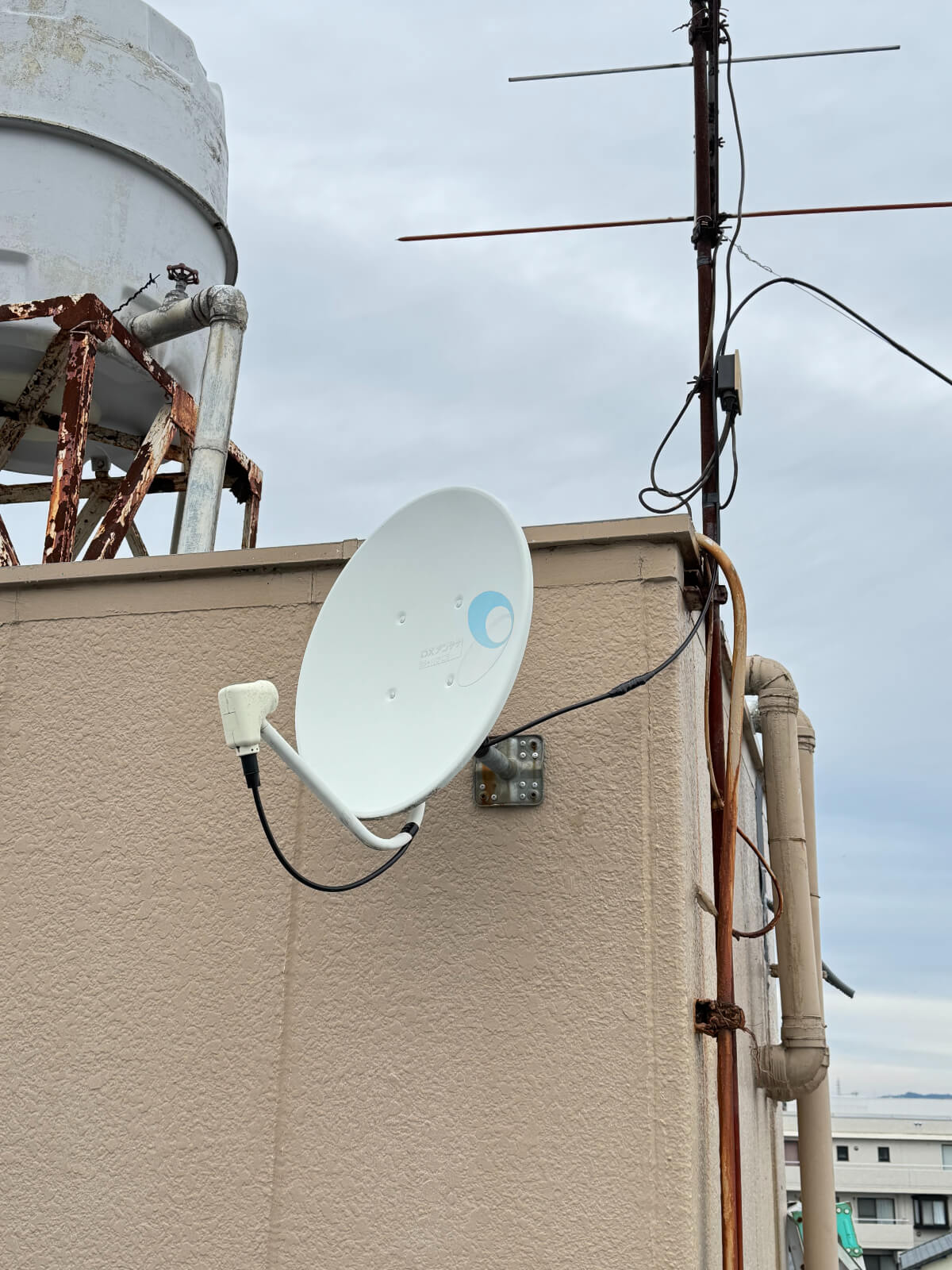 移設処理後のアンテナ