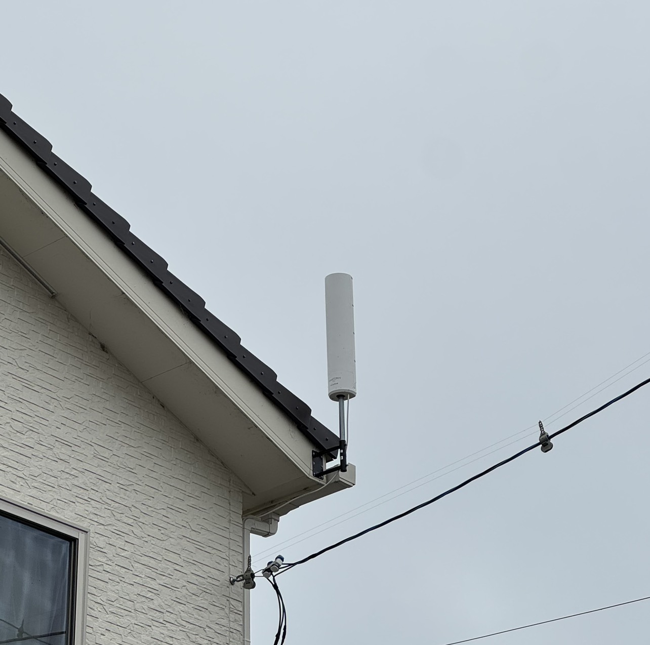 滋賀県草津市N様邸 破風板に設置したユニコーンアンテナ