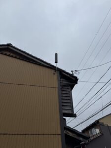 ユニコーンアンテナ設置後の外観全体