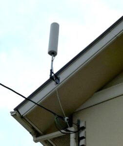 京都府舞鶴市 ユニコーンアンテナ 屋根上設置 施工後