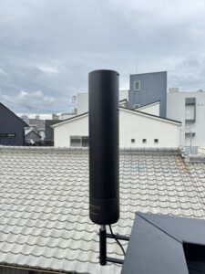 金沢市O様邸でユニコーンアンテナへ取替後に電波受信を確認した様子