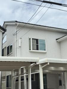 福井県坂井市 I様邸 デザインアンテナ設置後の建物外観