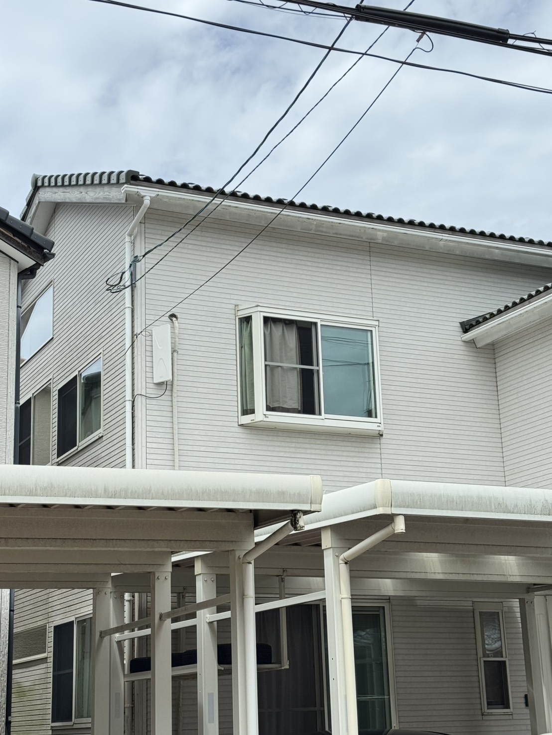 福井県坂井市 I様邸 デザインアンテナ設置後の建物外観