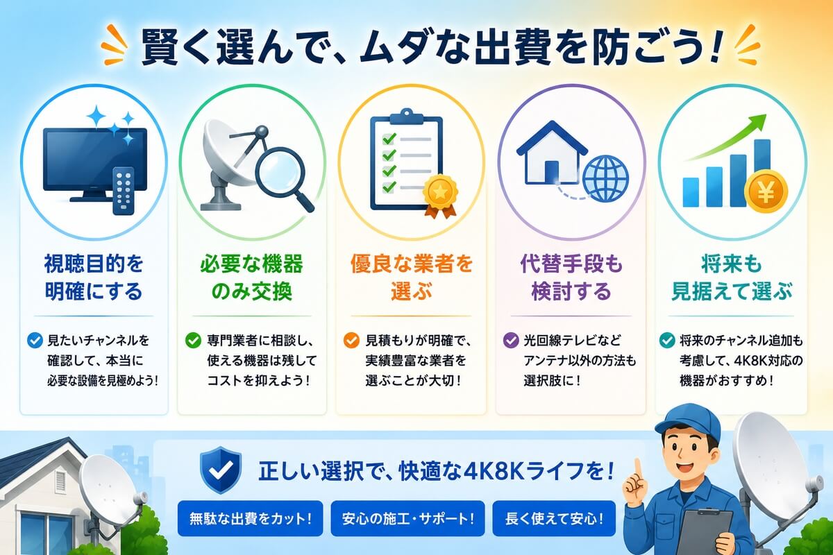 賢く選ぶ4K8Kアンテナガイド